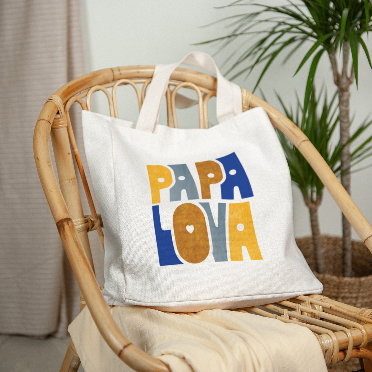 Tote bag Anse en toile Mon Papa Lova photo N° 2