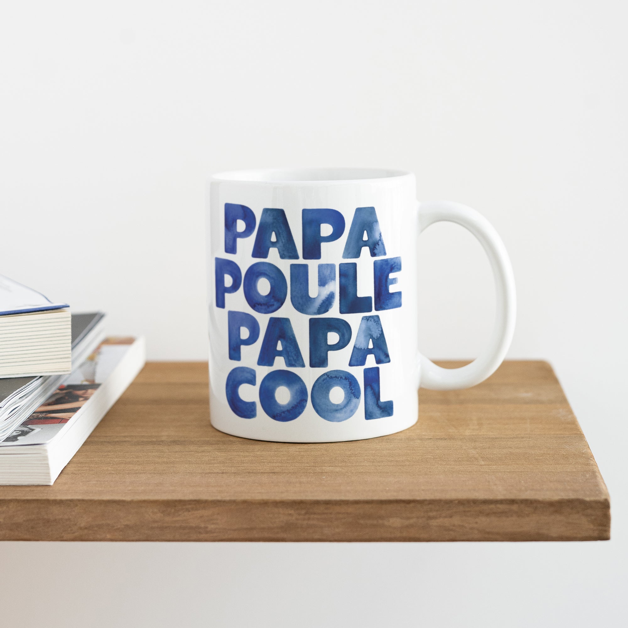 Mug Blanc PAPA POULE PAPA COOL photo N° 4