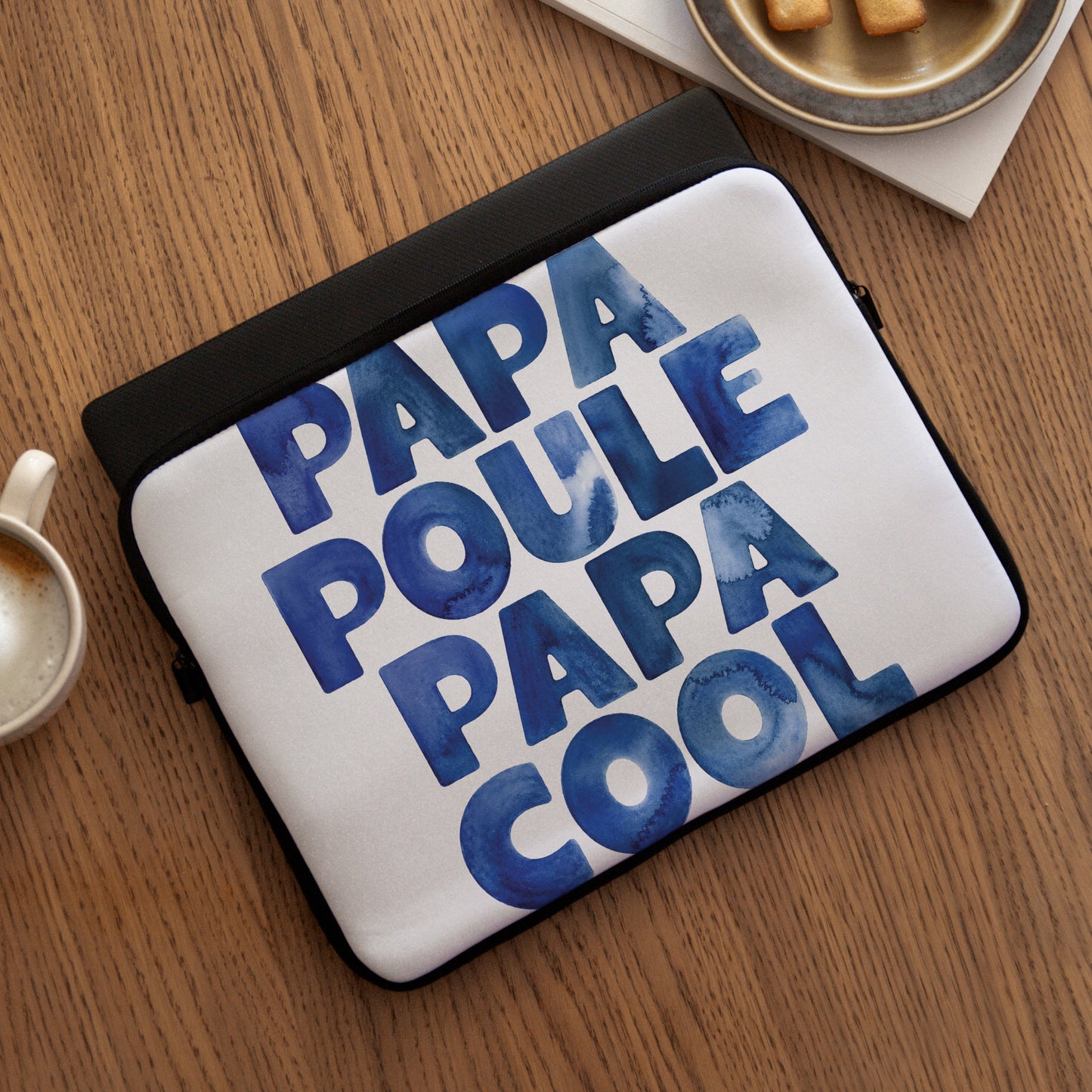 Housse ordinateur 15 pouces PAPA POULE PAPA COOL photo N° 3