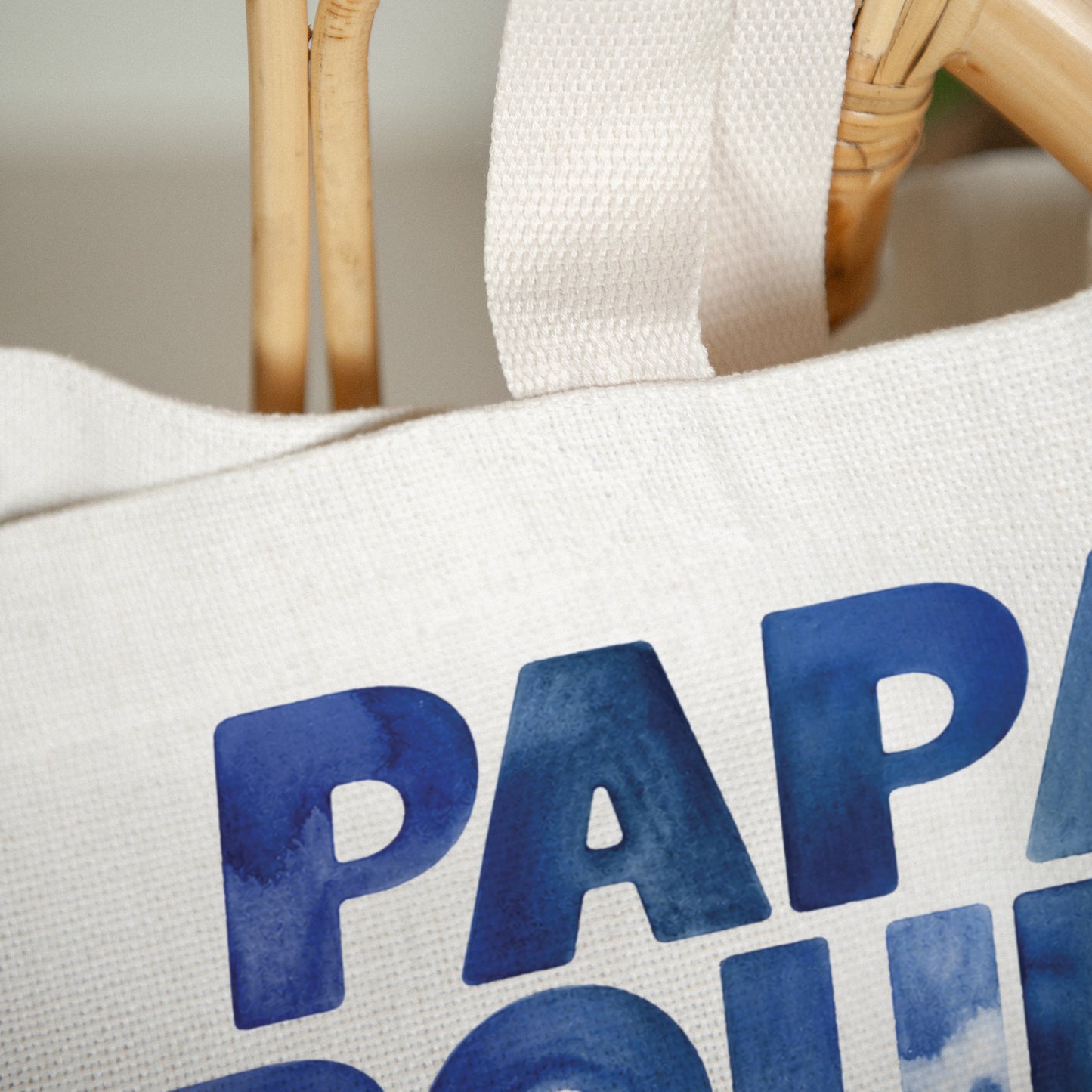 Tote bag Anse en toile PAPA POULE PAPA COOL photo N° 3