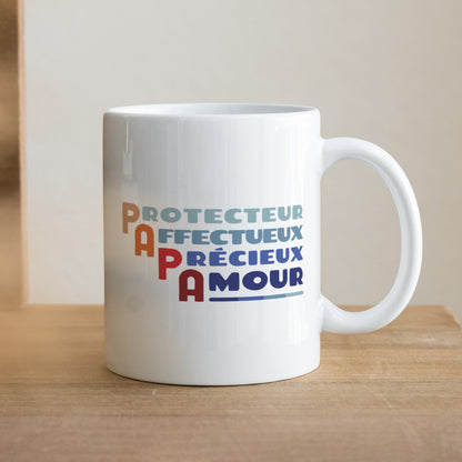 Mug Blanc Papa Acrostiche photo N° 1