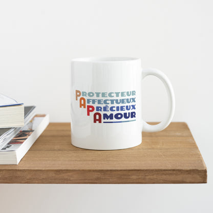 Mug Blanc Papa Acrostiche photo N° 4
