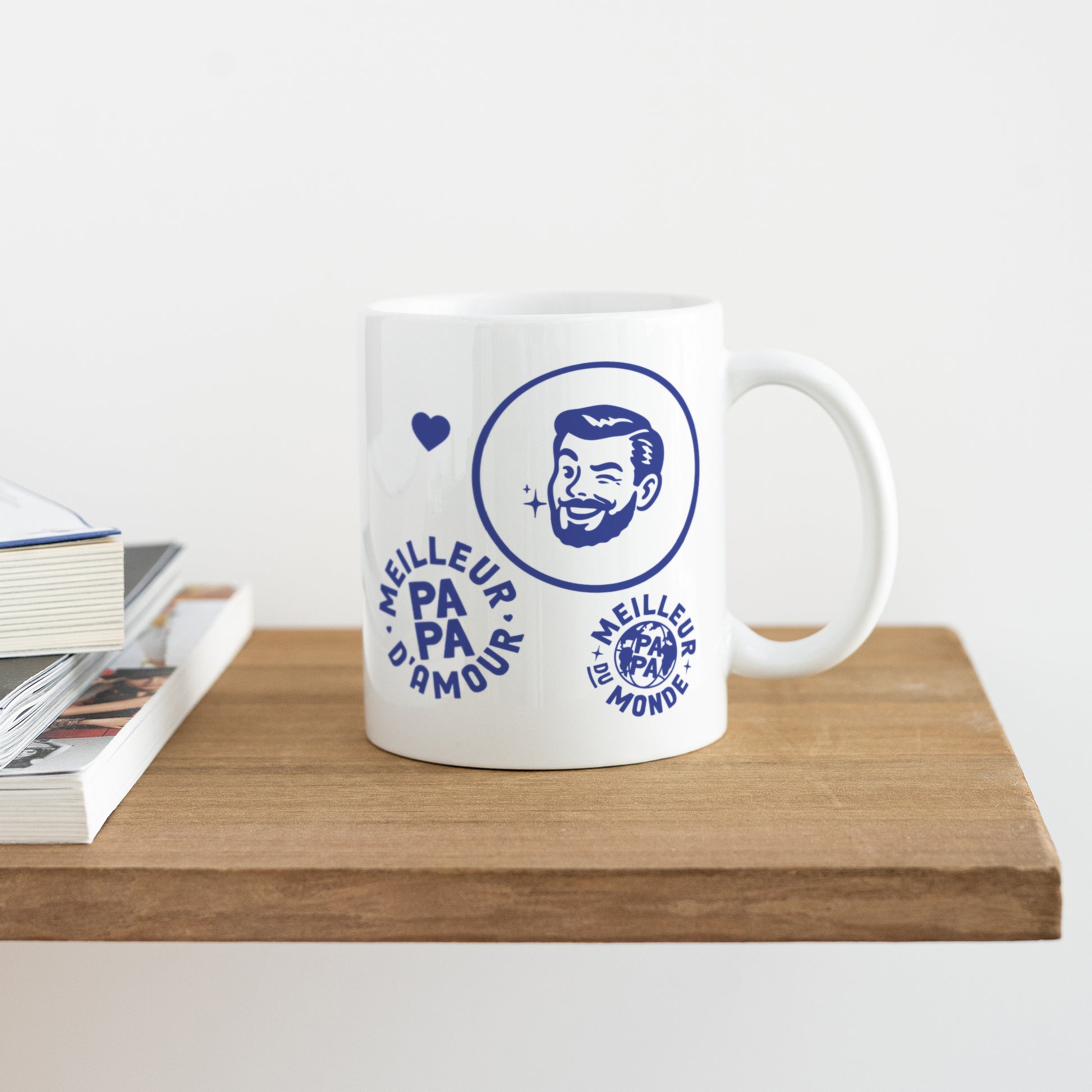 Mug Blanc Meilleur Papa d'Amour photo N° 4