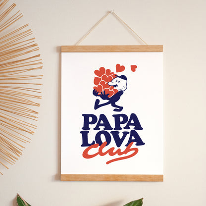 Affiche Portrait 30 x 40 cm Papa Lova Club photo N° 1