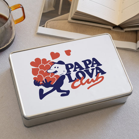 Boite métallique Rectangle Papa Lova Club