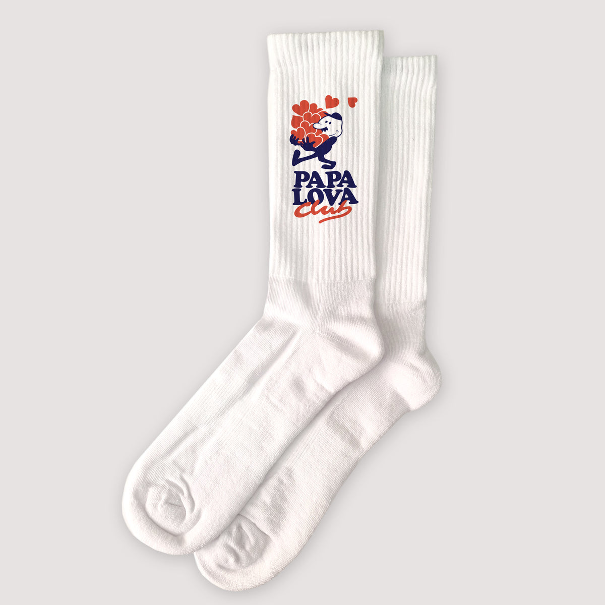 Chaussettes homme Blanches Papa Lova Club photo N° 1