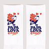 Chaussettes homme Blanches Papa Lova Club photo N° 3