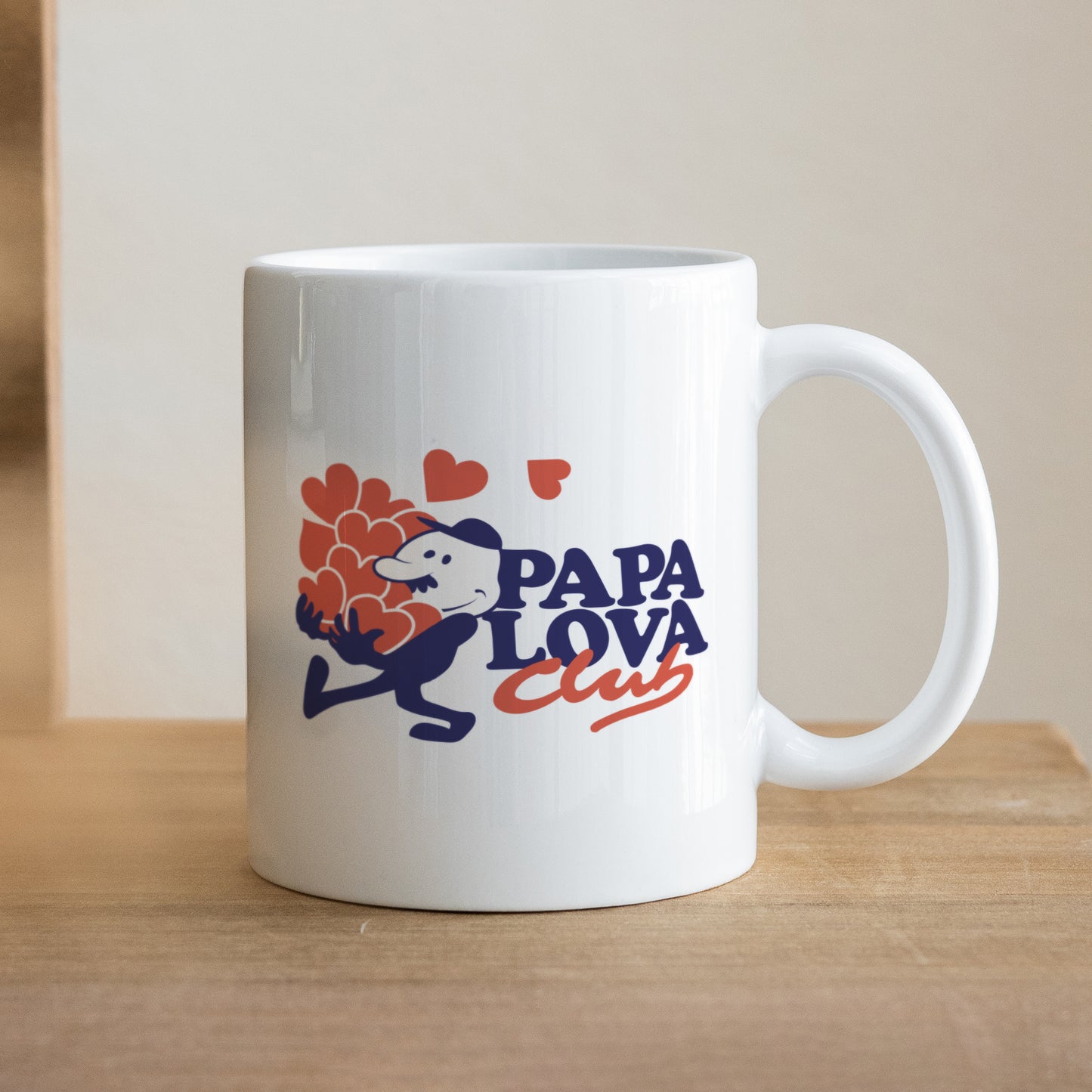 Mug Blanc Papa Lova Club photo N° 1
