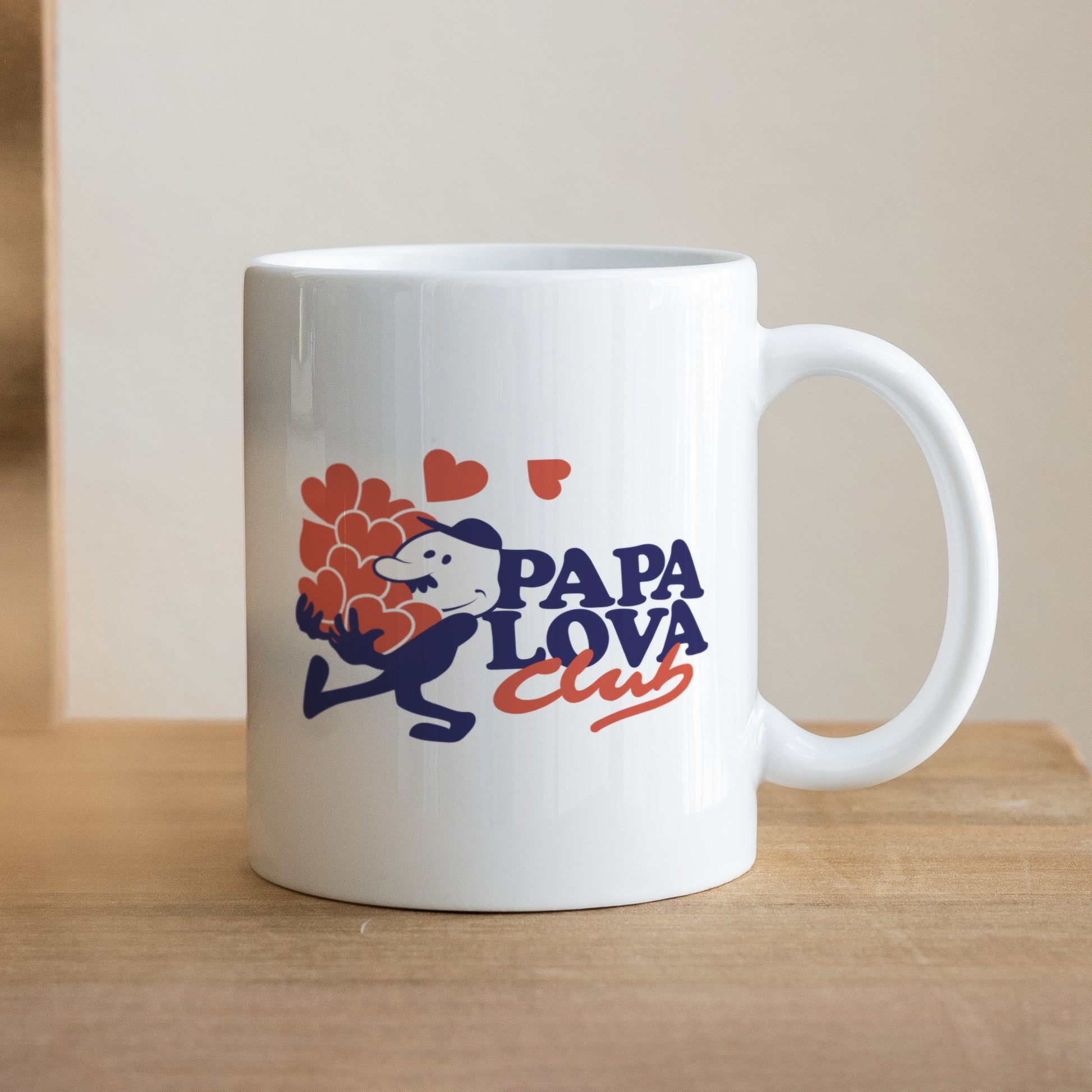 Mug Blanc Papa Lova Club photo N° 1