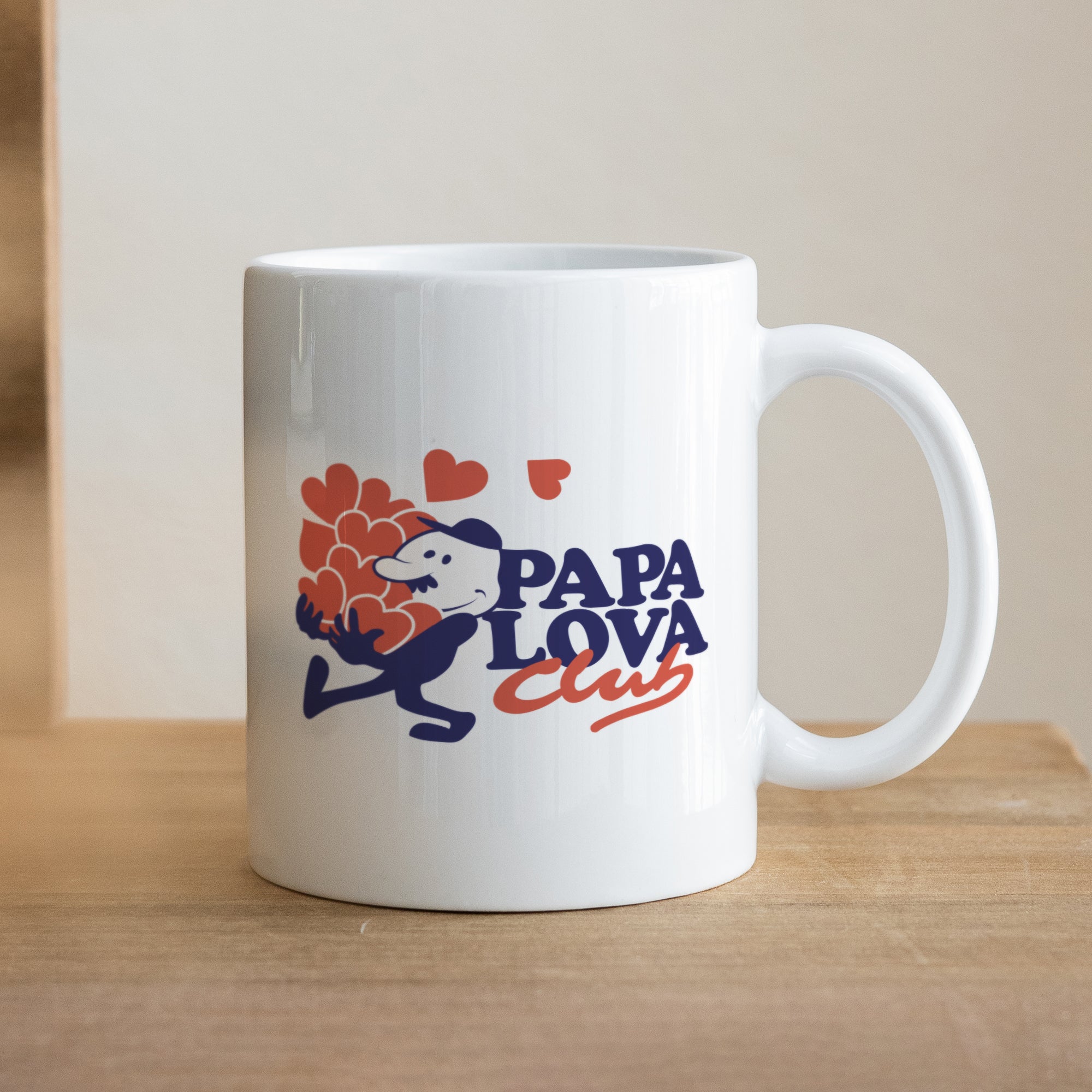 Mug Blanc Papa Lova Club photo N° 1