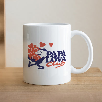 Mug Blanc Papa Lova Club photo N° 1