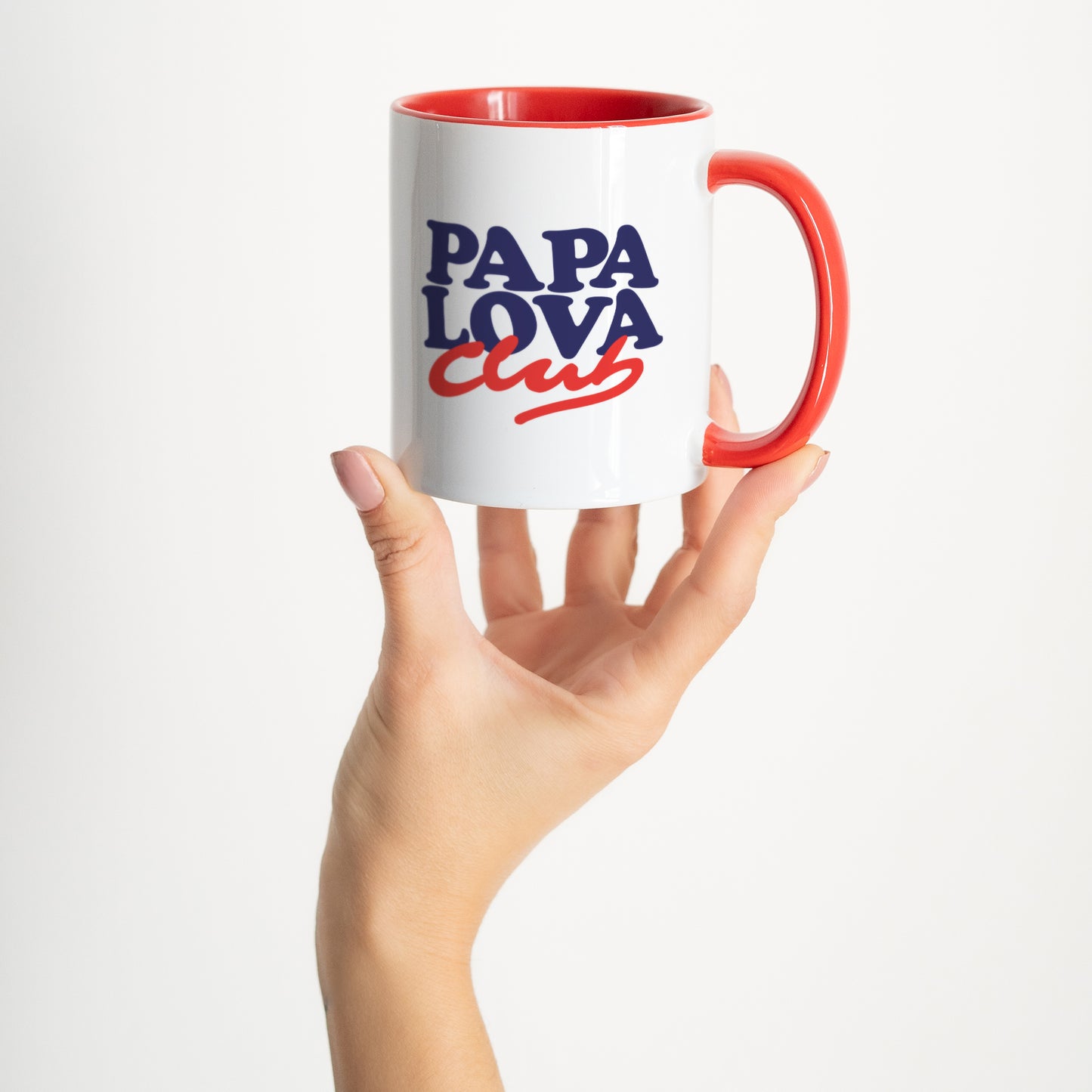 Mug Rouge Papa Lova Club photo N° 2
