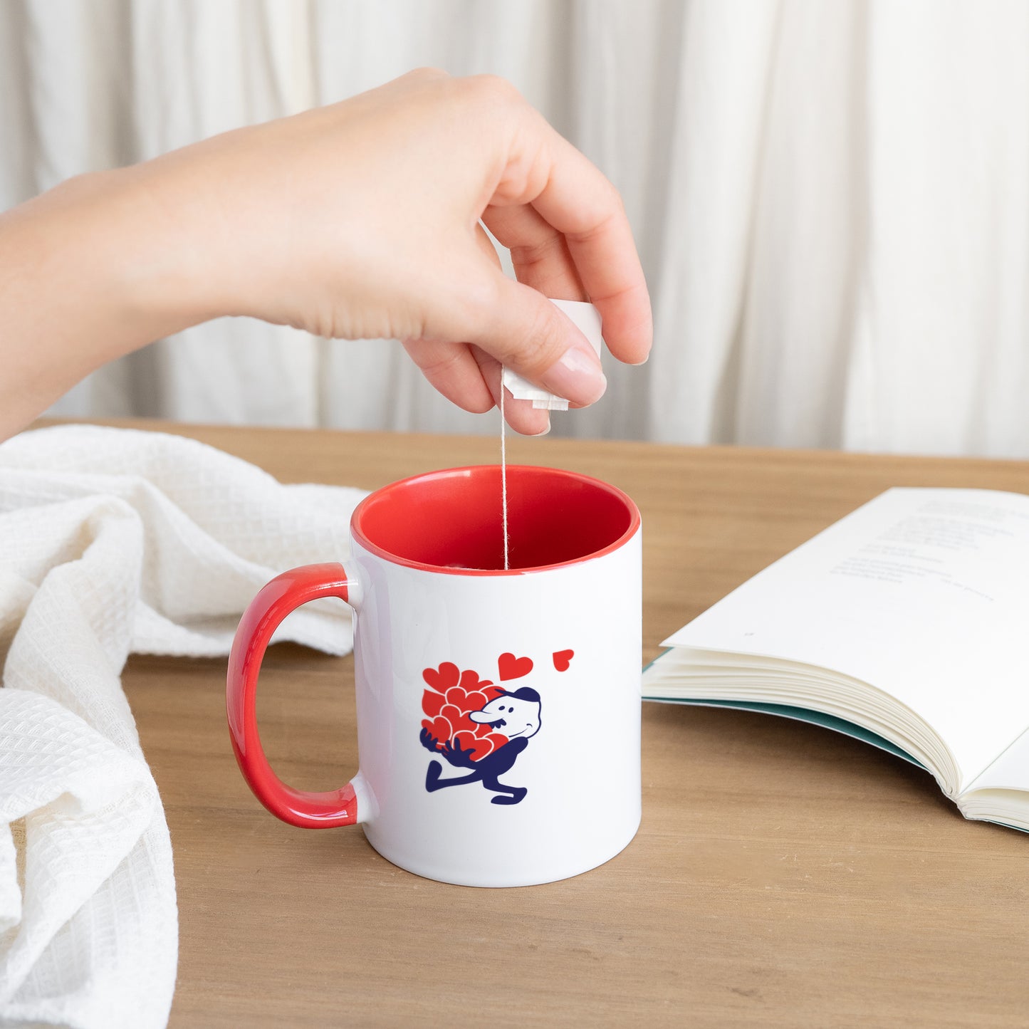 Mug Rouge Papa Lova Club photo N° 3