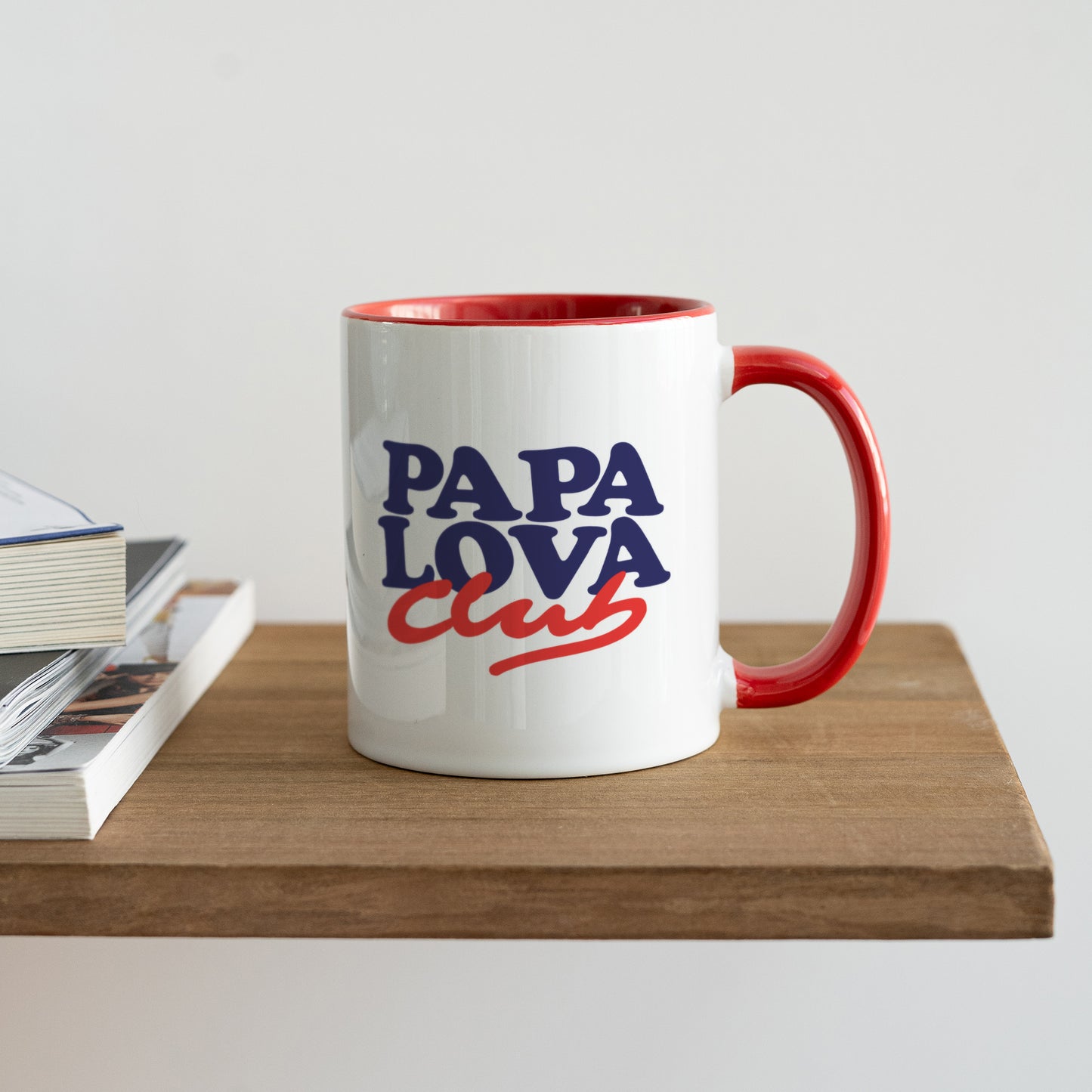 Mug Rouge Papa Lova Club photo N° 4