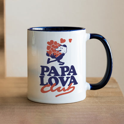 Mug Bleu Papa Lova Club photo N° 1