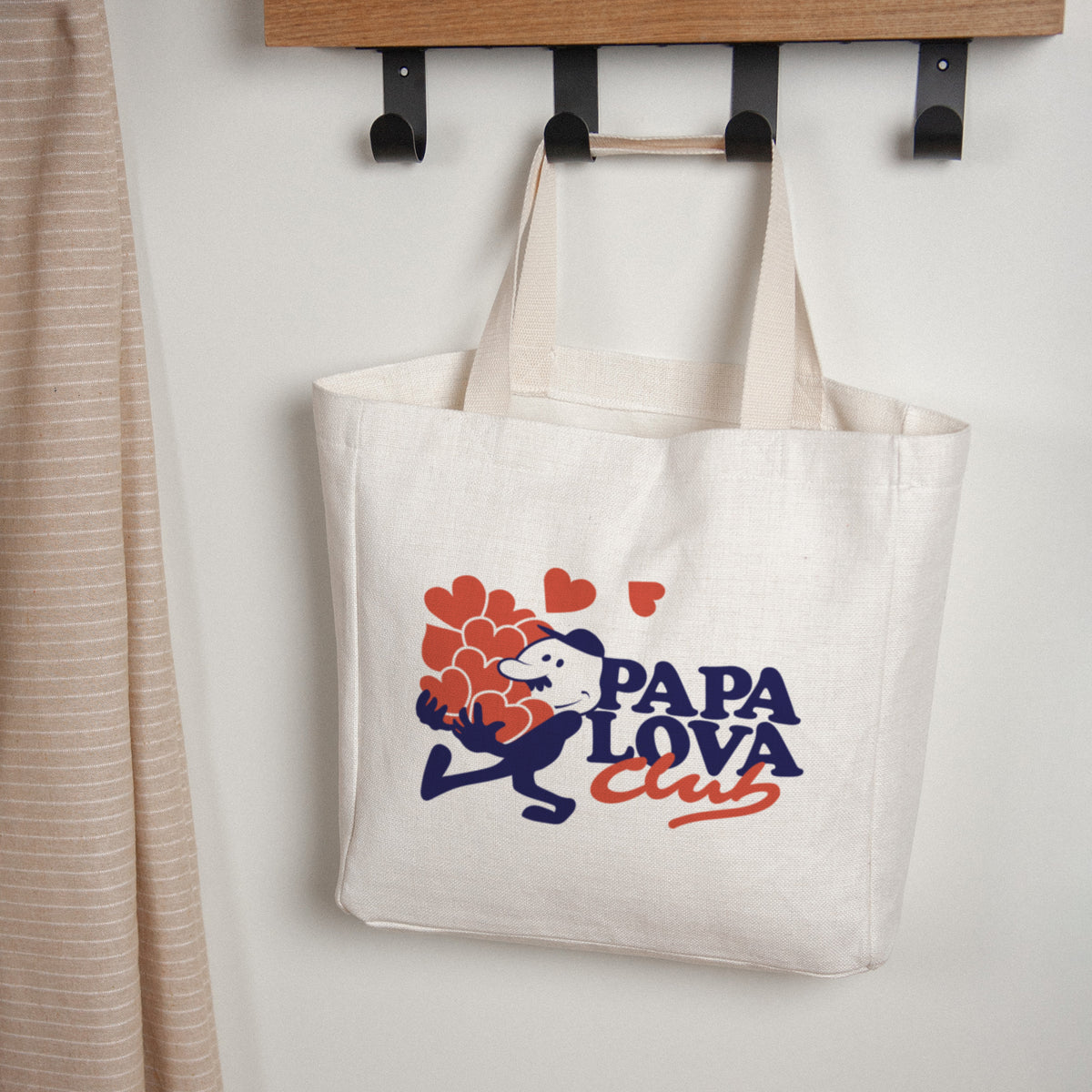 Tote bag Anse en toile Papa Lova Club photo N° 1