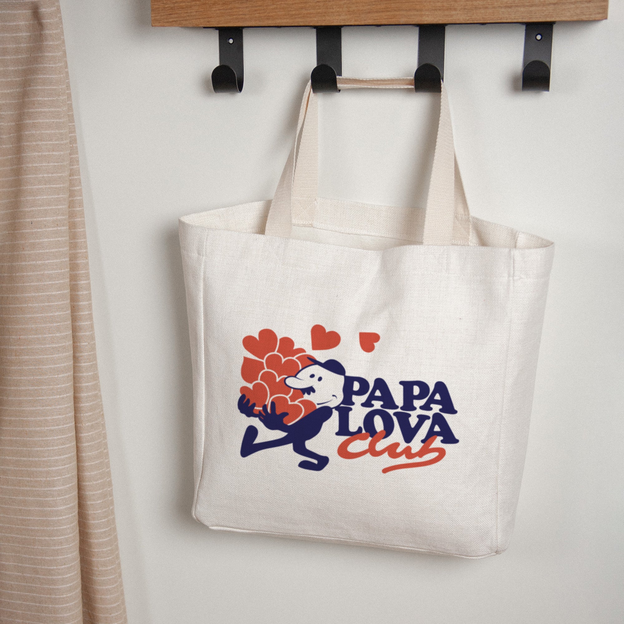 Tote bag Anse en toile Papa Lova Club photo N° 1