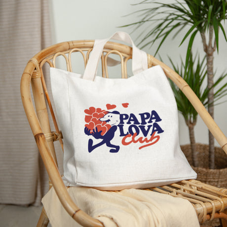Tote bag Anse en toile Papa Lova Club
