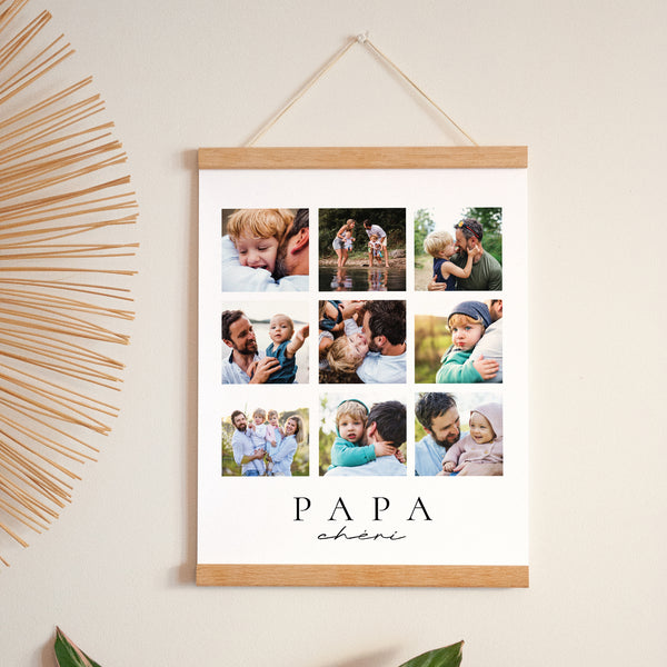 Affiche Portrait 30 x 40 cm Papa d’Exception photo