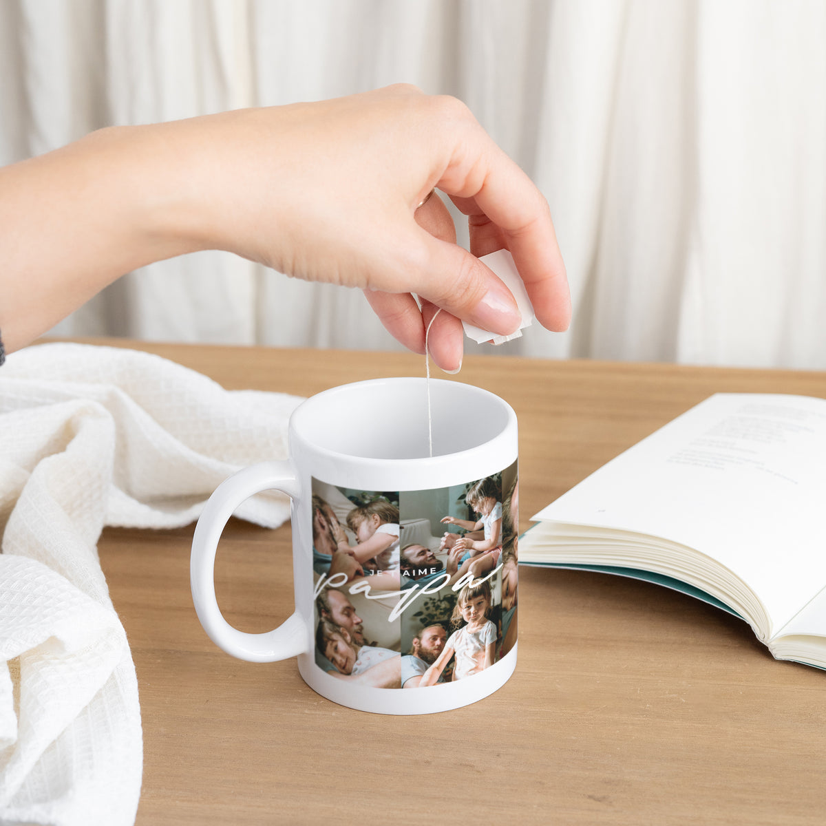 Mug Blanc Le Club des Papas Cool photo N° 3