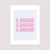 Affiche Portrait 30 x 40 cm L' Amour lavande photo N° 2