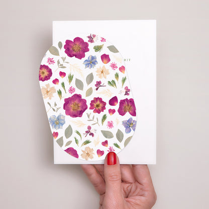 Faire-part Baptême bandeau, 2 cartes Petit Brins de Douceur photo N° 2