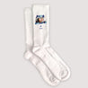 Chaussettes homme Blanches Papa d'Amour bleu photo N° 3