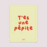 Affiche Portrait 30 x 40 cm T'es une pépite photo N° 2