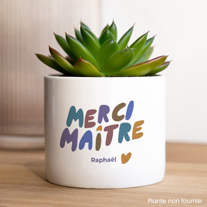 Pot de fleurs 48 cl Merci Maître photo N° 1