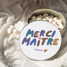 Boite métallique Ronde Merci Maître photo N° 2
