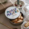 Boite métallique Ronde Merci Maître photo N° 3