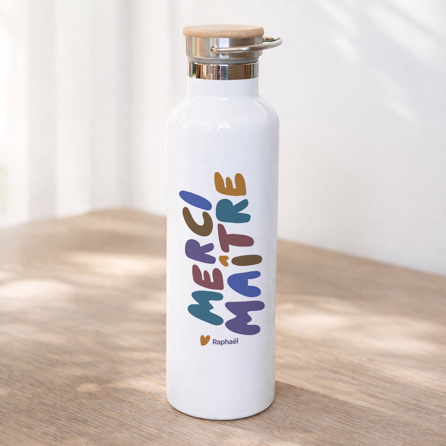 Gourde 75 cl Merci Maître photo N° 1
