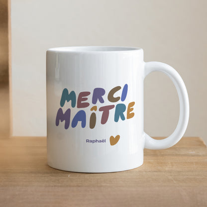 Mug Blanc Merci Maître photo N° 1