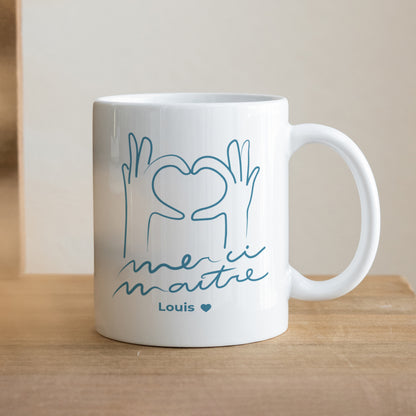 Mug Blanc Coeur sur vous II photo N° 1