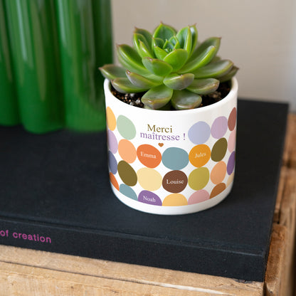 Pot de fleurs 48 cl Multi-color Merci photo N° 3