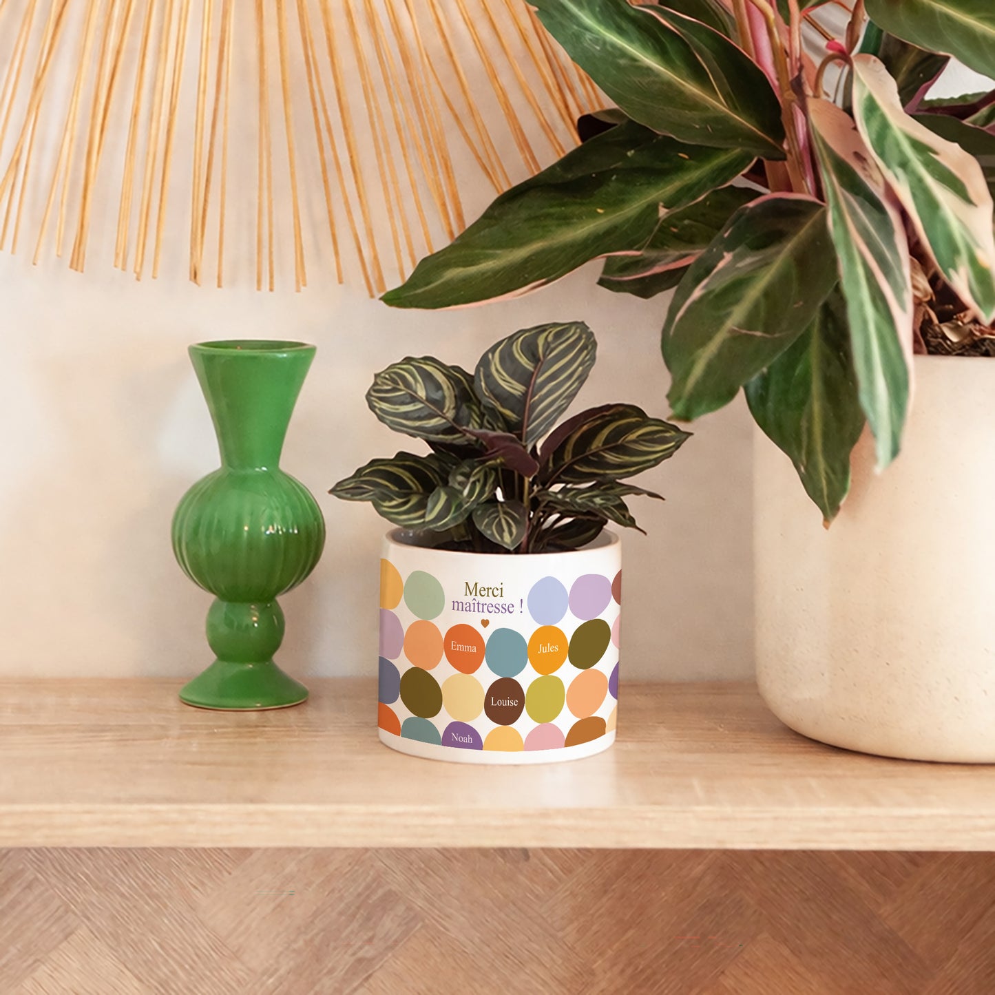 Pot de fleurs 48 cl Multi-color Merci photo N° 4