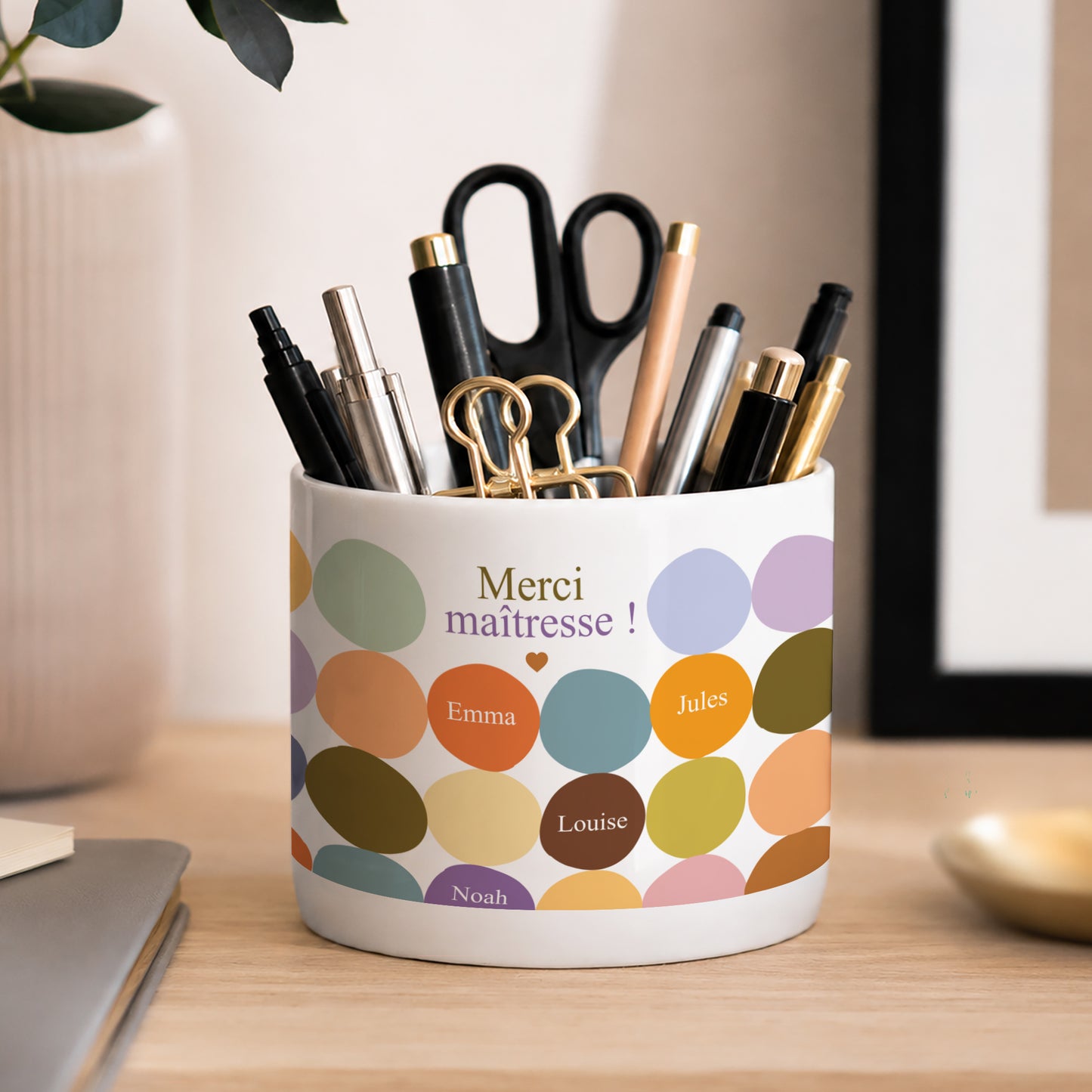 Pot à crayons 48 cl Multi-color Merci photo N° 2