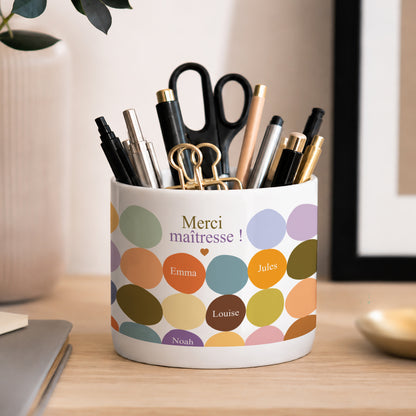 Pot à crayons 48 cl Multi-color Merci photo N° 2