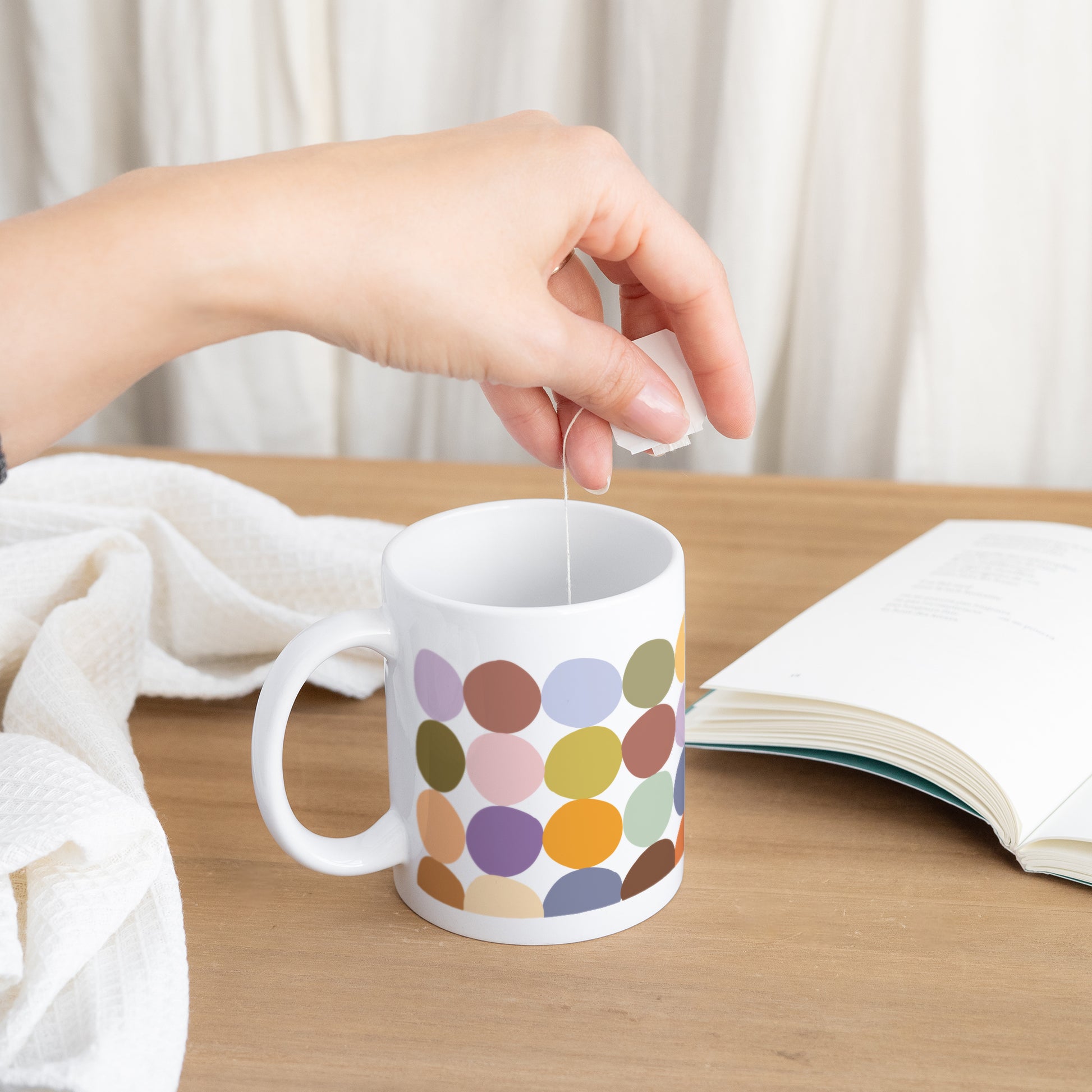 Mug Blanc Multi-color Merci photo N° 3
