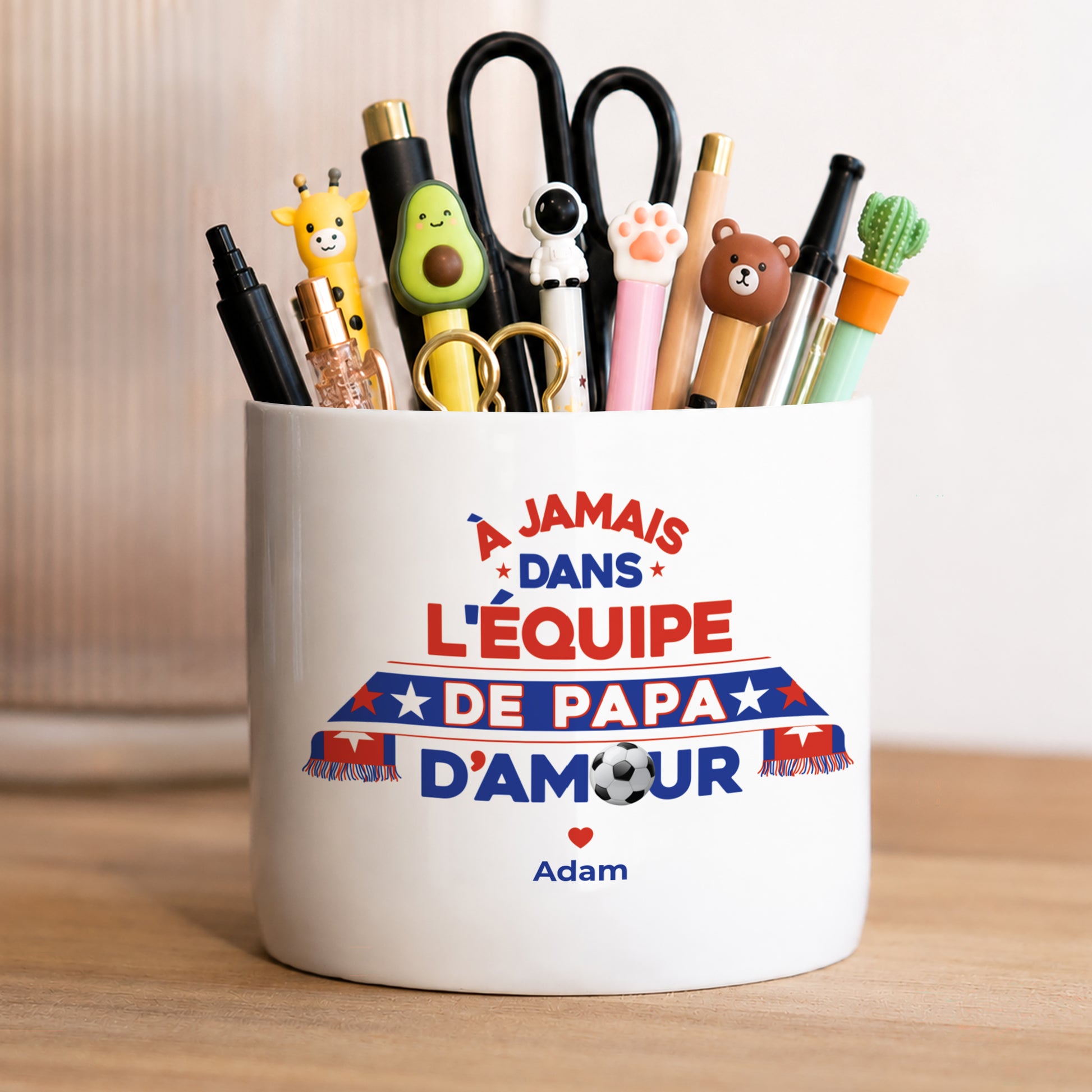 Pot à crayons 48 cl L'équipe de Papa photo N° 1