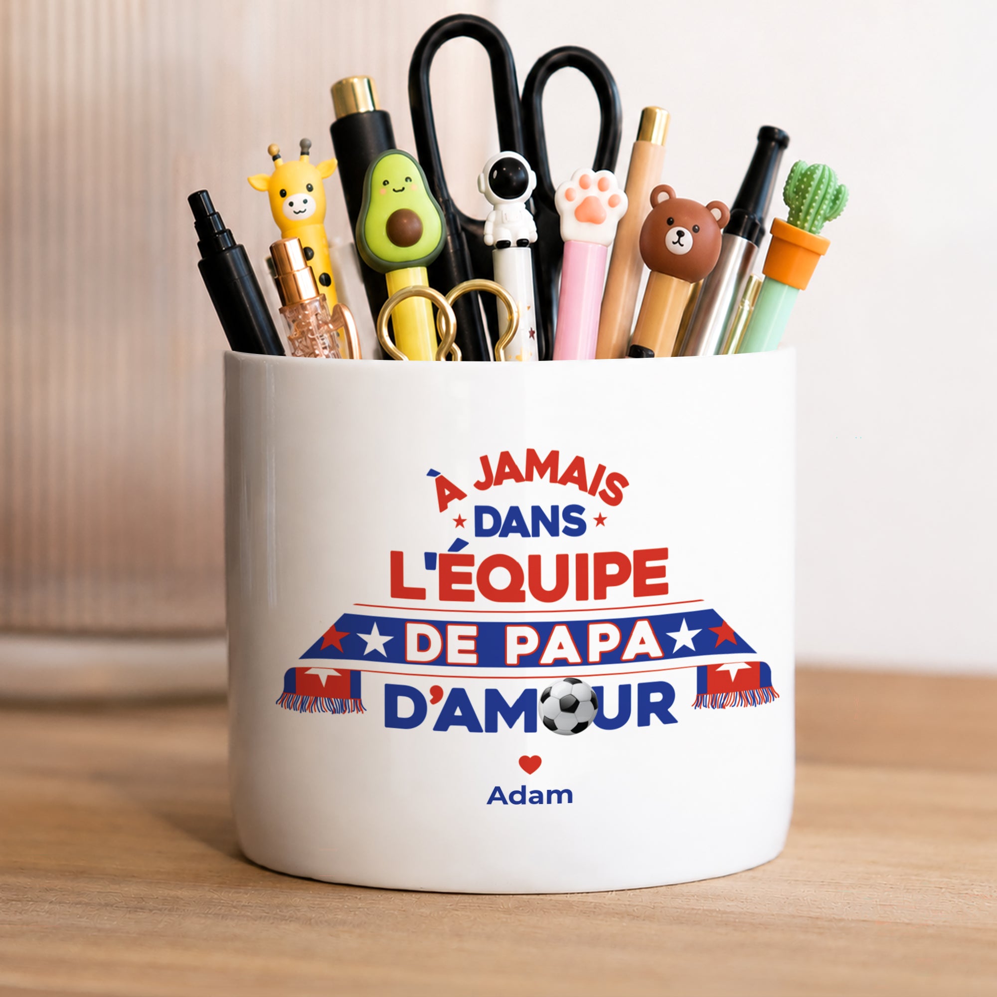 Pot à crayons 48 cl L'équipe de Papa photo N° 1
