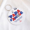 Porte-clés Rond Papa d'Amour foot photo N° 1