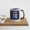 Mug Bleu Mon numéro 10 photo N° 4