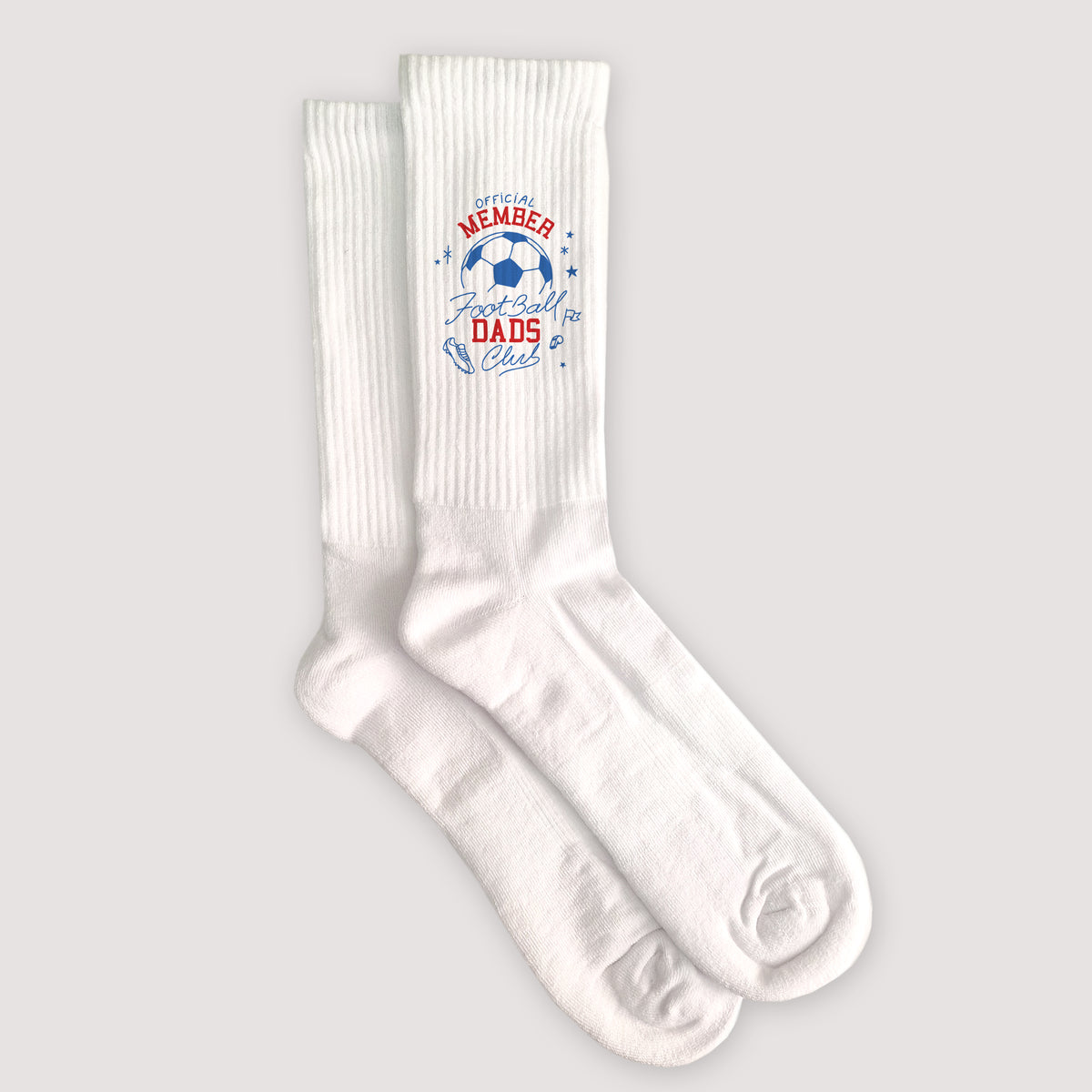 Chaussettes homme Blanches Football Dads Club photo N° 3