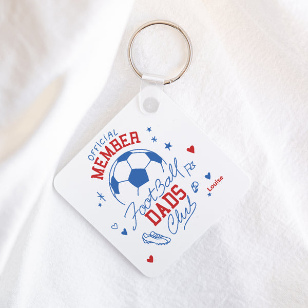 Porte-clés Carré Football Dads Club photo