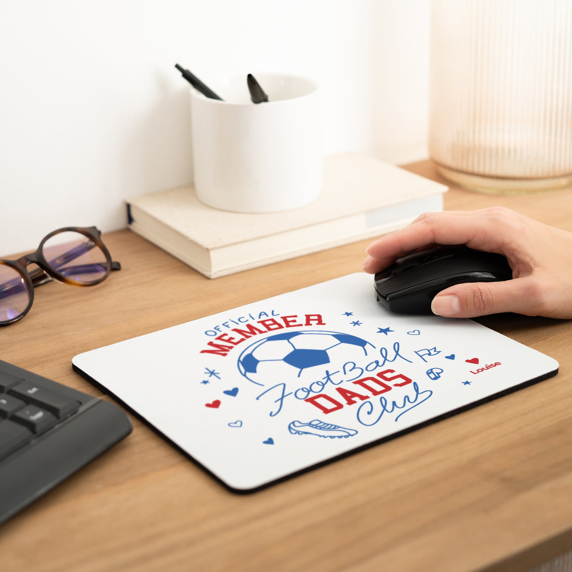 Tapis de souris Rectangle Football Dads Club photo N° 2