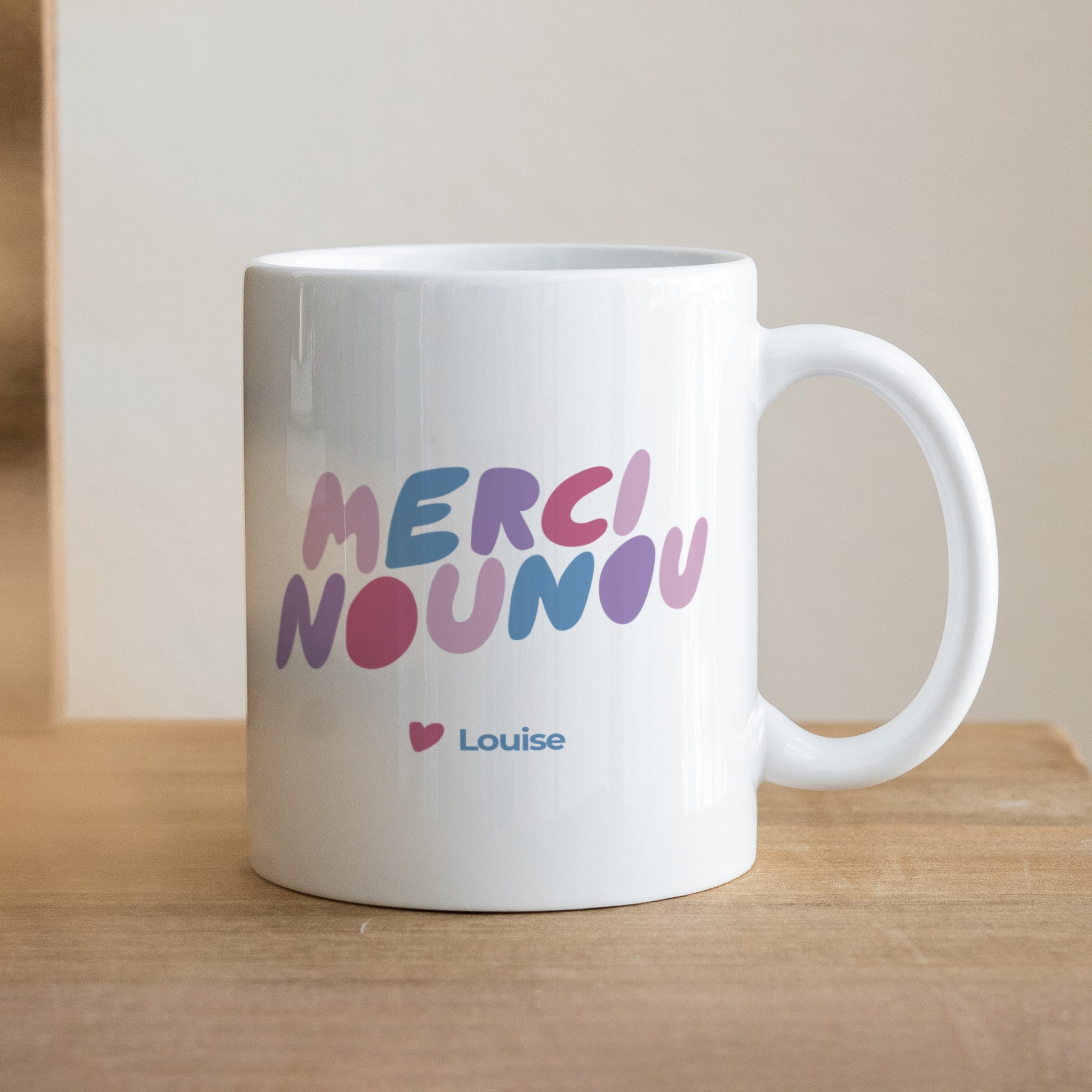 Mug Blanc Merci nounou photo N° 1
