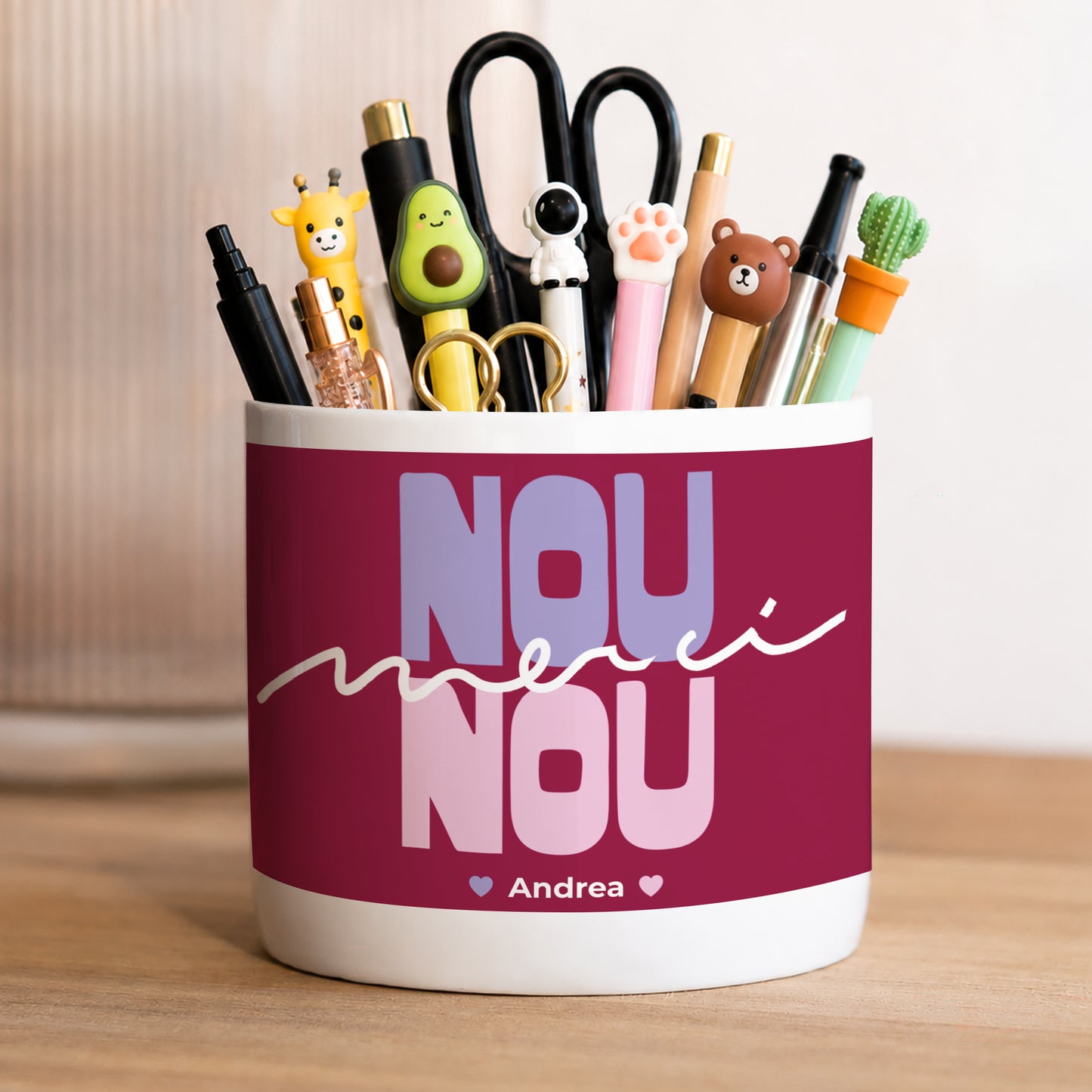 Pot à crayons 48 cl Merci ma Nounou ! photo N° 1