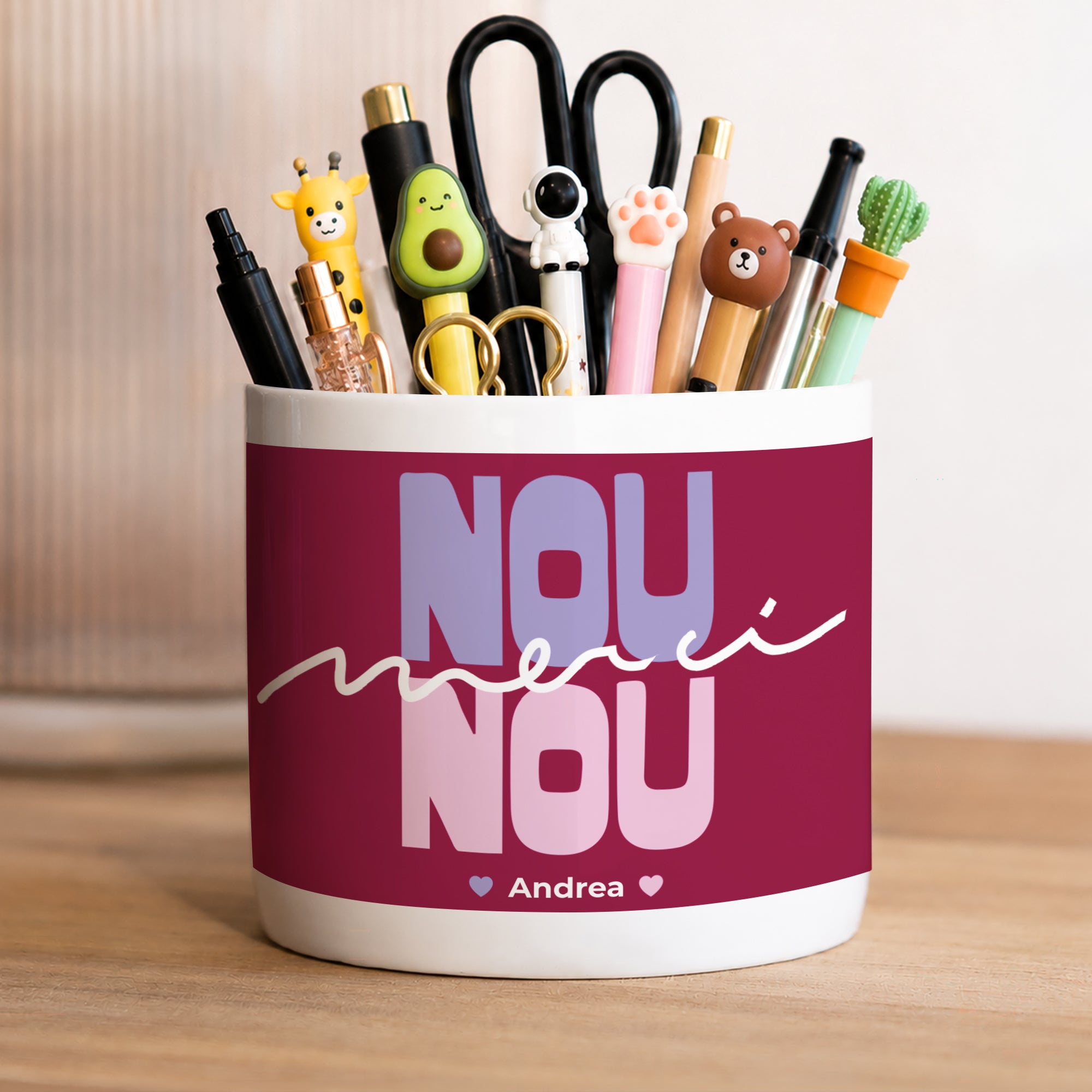 Pot à crayons 48 cl Merci ma Nounou ! photo N° 1