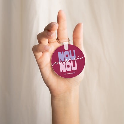 Porte-clés Rond Merci ma Nounou ! photo N° 2